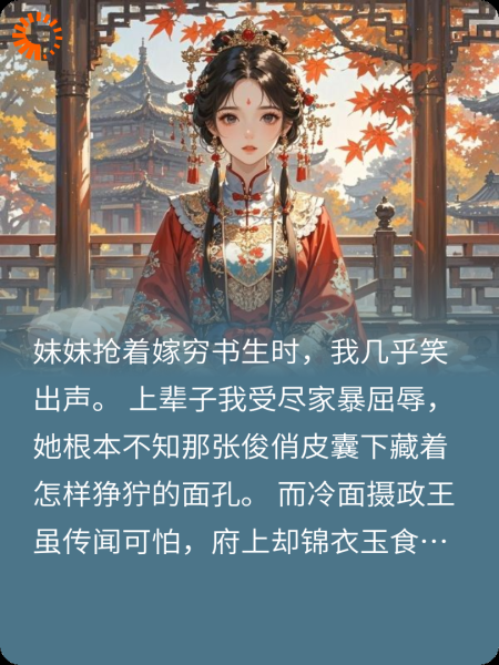 重生后我替妹嫁冷面摄政王