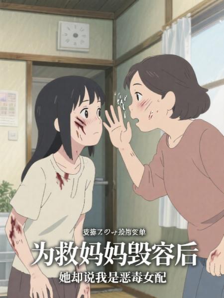 为救妈妈毁容后，她却说我是恶毒女配