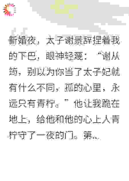 和亲当天，我疯狂绿化太子爷脑门