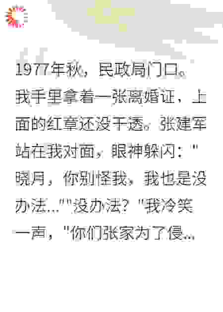重生：七零假离婚的惊天骗局