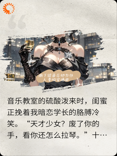 撕下银面后，她为仇人奏响安魂曲