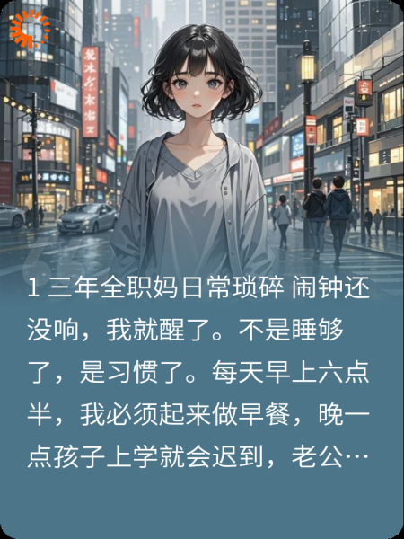 婚后三年我当全职妈，他藏工资养小三，离婚我净身出户