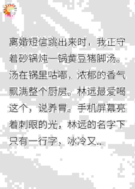 和离后，前夫跪着求我复婚