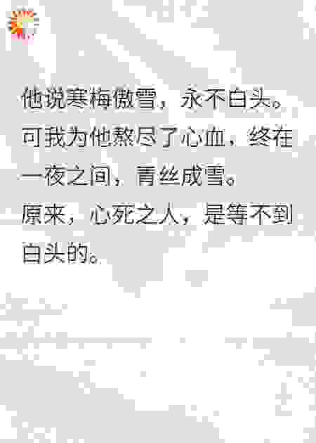 寒梅不白头