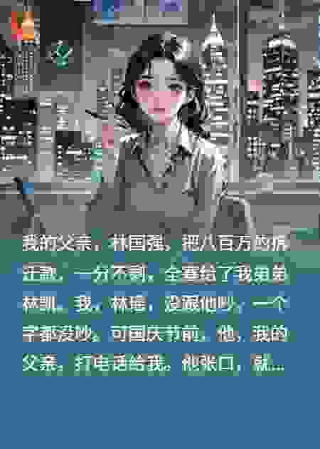 为给弟弟八百万，父亲逼我放弃清华，如今他跪求我救命