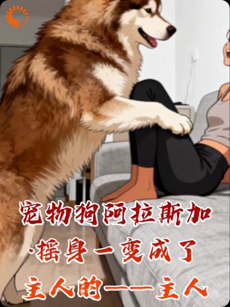 宠物狗阿拉斯加·摇身一变成了主人的——主人