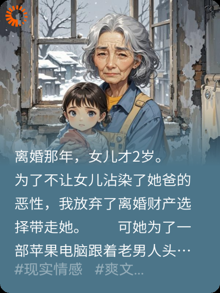 女儿恨我，重生一次她却悔疯了