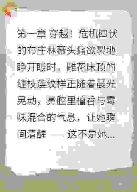 锦绣职场：穿越女HR的古代事业路