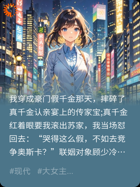 穿成假千金后我成了世界首富