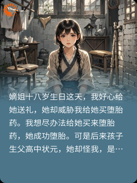 嫡姐让我买堕胎药，我给她买了安胎药