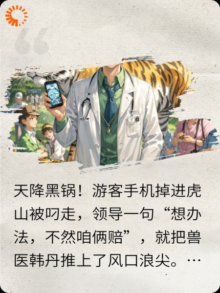 兽医：老虎吞了游客手机，领导让我掏