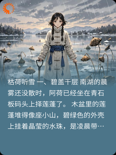 枯荷听雪