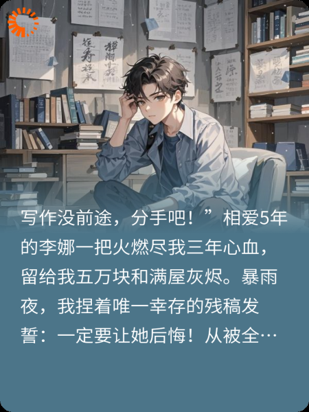 她烧光我所有稿子，说写作没前途