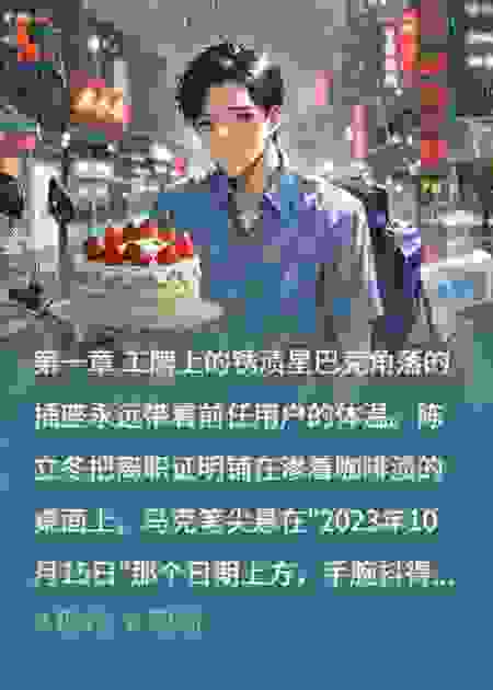 房贷单背面的蛋糕订单