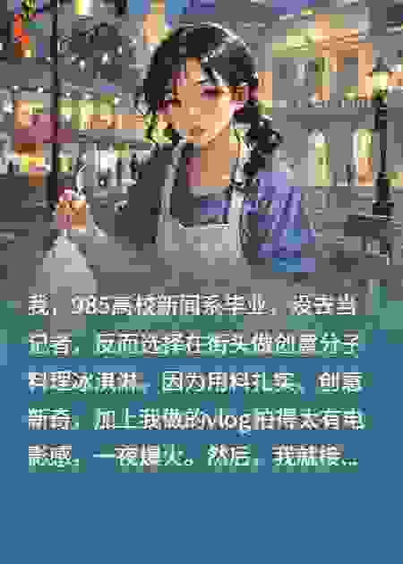 名校毕业后我去摆摊