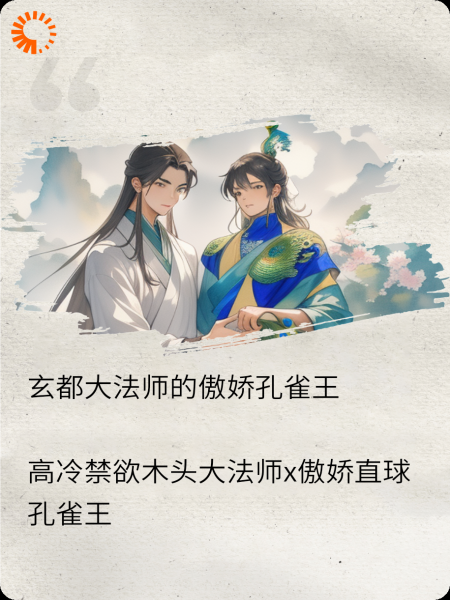 玄都大法师的傲娇小孔雀很难哄