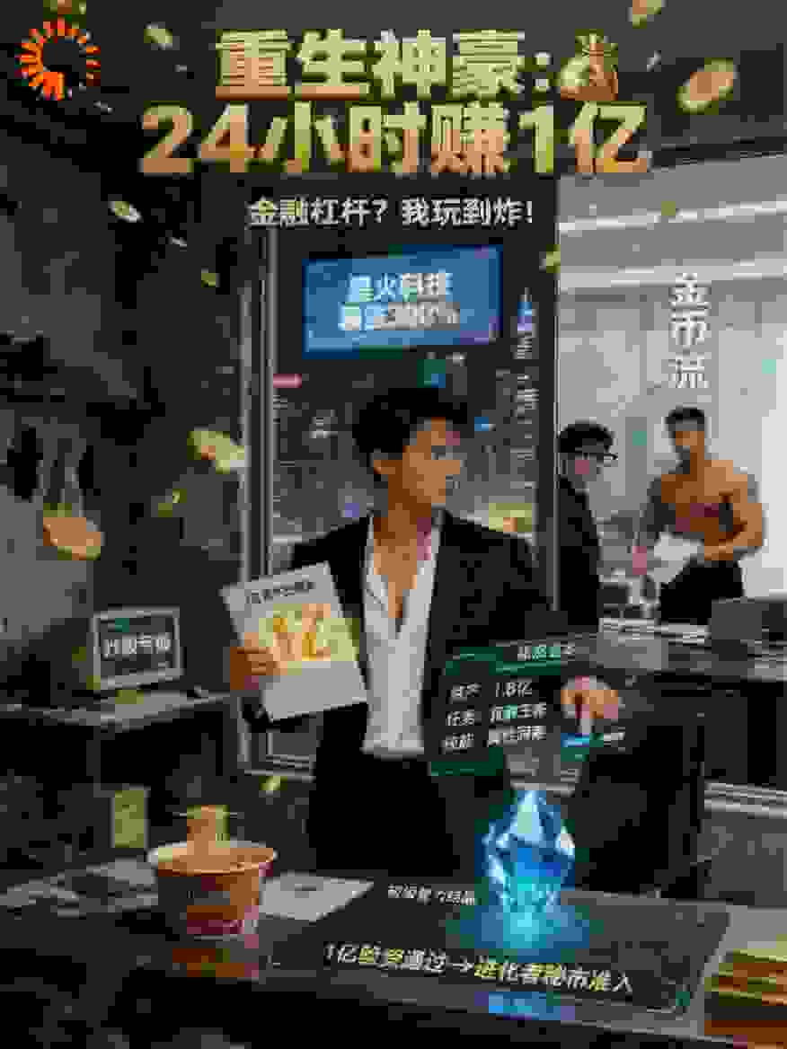 重生归来负债百万，反手绑定神豪加点系统