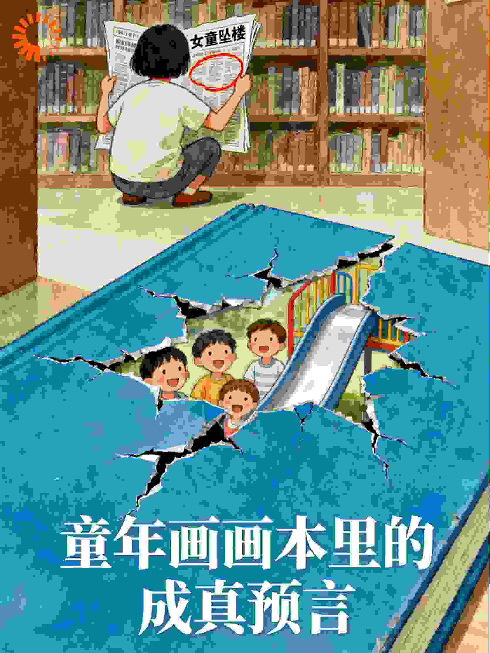 童年画画本里的成真预言